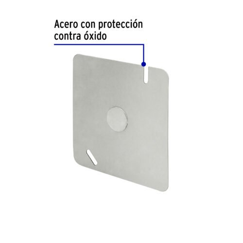 45009 - Tapa de 4" x 4" para caja cuadrada económica, Volteck