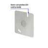 45010 45010 - Tapa de 3" x 3" para caja cuadrada económica, Volteck