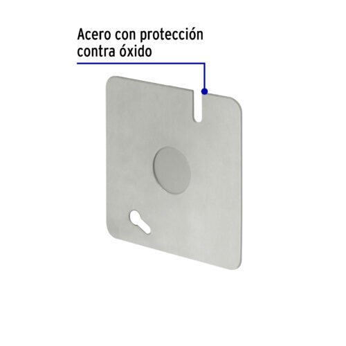 45010 45010 - Tapa de 3" x 3" para caja cuadrada económica, Volteck