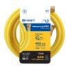 45013 - Manguera para gas, PVC amarilla, 3/8"flare, 4 m, FOSET