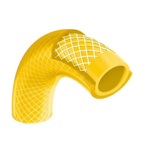 45015 - Manguera para gas, PVC amarilla, 3/8" s/conexión, 50 m,FOSET