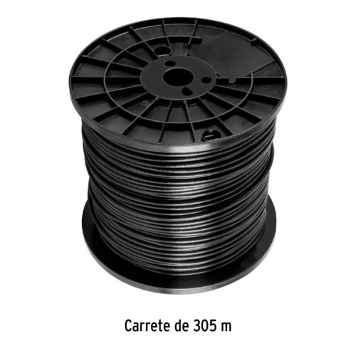 45030 - Metro de cable coaxial RG6 en carrete de 305 m, Volteck