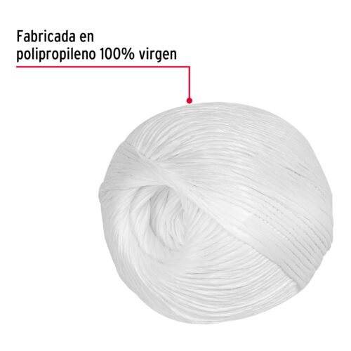 450321 45032 - Rollo de rafia de 230 m color blanco calibre 2.2 g/m, FIERO