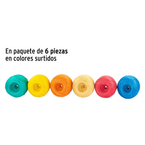 45033 - Rollo de rafia de 230 m colores surtidos calibre 2.2 g/m