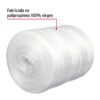 45038 - Rollo de rafia de 1125 m color blanco calibre 3.8 g/m