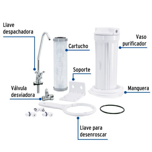 450541 45054 - Purificador de agua, bajo tarja, Foset