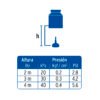 45065 - Regadera cuadrada 3-3/4" brazo y chapetón de acero, Basic