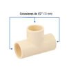 45069 - Tee sencilla de CPVC de 1/2", FOSET
