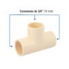 45070 - Tee sencilla de CPVC de 3/4", FOSET
