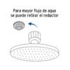 45079 - Regadera plato redondo 12" con brazo, cromo, FOSET RIVIERA