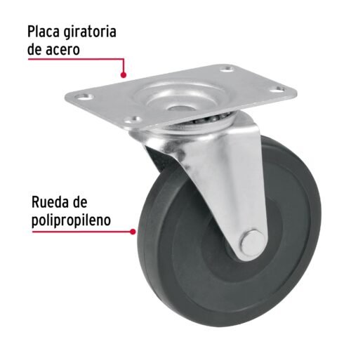 45089 - Rodaja de repuesto 4" para DIA-385P, placa giratoria, FIERO