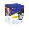 45093 - Arbotante tipo farol moderno suspendido p/exteriores, negro