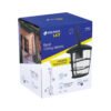 45094 - Arbotante tipo farol moderno colgante para exteriores, negro