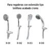 45095 - Manguera plástica de 1.5 m para regadera, Foset Aqua