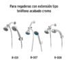 45095 - Manguera plástica de 1.5 m para regadera, Foset Aqua
