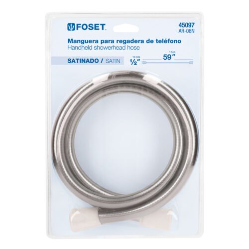 450975 45097 - Manguera lisa para regadera, manual, satinada, Foset Element