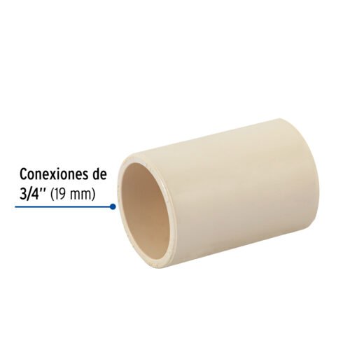 45127 45127 - Cople de CPVC de 3/4", Foset