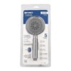 45165 - Regadera cromo de teléfono 4" con soporte, Foset Element
