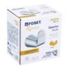 452043 45204 - Gancho sencillo de latón acabado cromo para toalla, Riviera