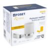 45205 - Portavaso cepillero cromo con vaso de vidrio, Foset Riviera