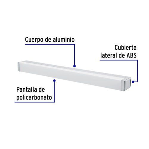 45218 - Arbotante decorativo de LED 10W tipo barra para baño,Volteck