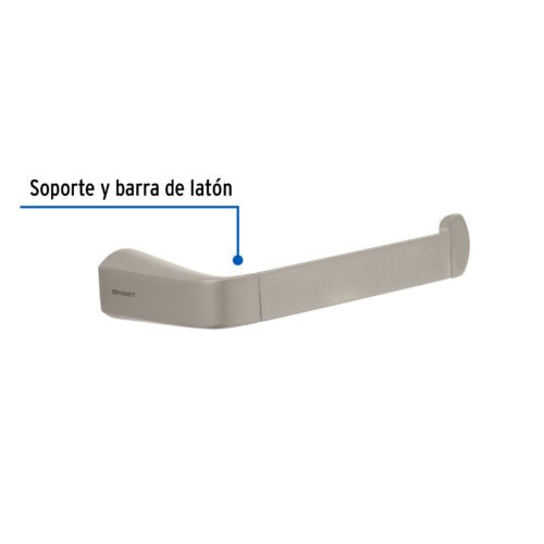 452231 45223 - Portarrollo de latón acabado satín, Foset Riviera