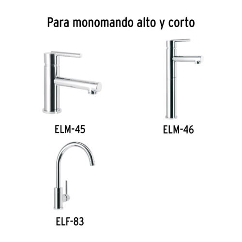 45252 - Maneral de palanca para monomando de lavabo, cromo, Element