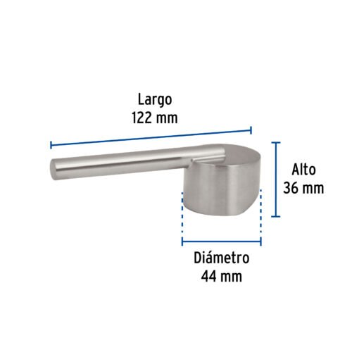 45257 - Maneral de palanca para monomando de lavabo, satín, Element