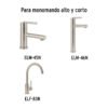 45257 - Maneral de palanca para monomando de lavabo, satín, Element