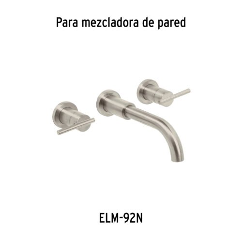 45259 - Juego de manerales palanca de pared, lavabo, satín, Element