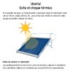 45272 - Calentador solar de agua, 15 tubos, 195L, 5 personas, Foset