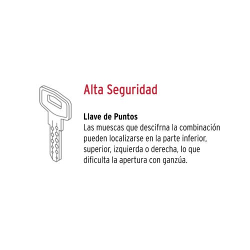 45279 - Jaladera, perilla y cerrojo llave-llave "Porto", cromo