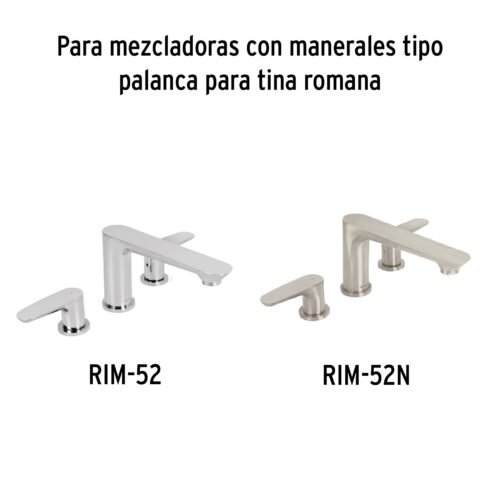 45280 - Juego de 2 cartuchos cerámicos de latón, FOSET RIVIERA
