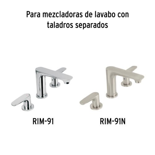 45280 - Juego de 2 cartuchos cerámicos de latón, FOSET RIVIERA