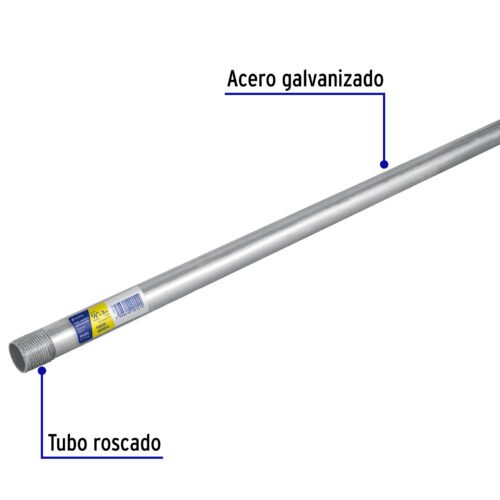 45286 - Tubo Conduit 1/2" pared gruesa (1.6 mm), et. amarilla, 3 m