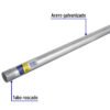 45288 - Tubo Conduit 1" pared gruesa (1.8 mm), et. amarilla, 3 m