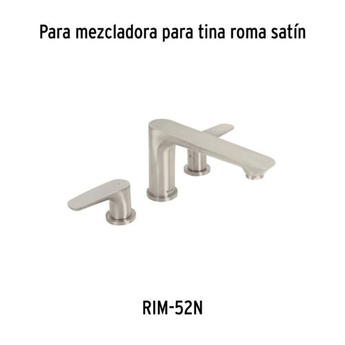 45292 - Juego de manerales de palanca para tina, satin, Riviera