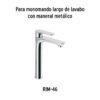 45293 - Maneral de palanca para monomandos, cromo, Riviera