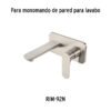 45294 - Maneral de palanca para monomandos, satín, Riviera