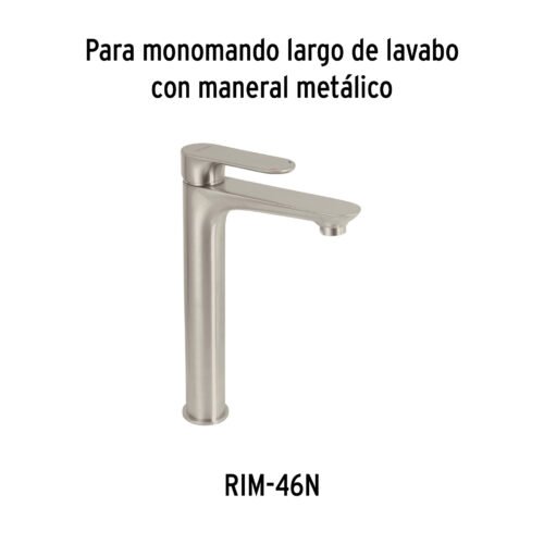 45294 - Maneral de palanca para monomandos, satín, Riviera