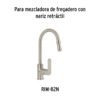 45294 - Maneral de palanca para monomandos, satín, Riviera