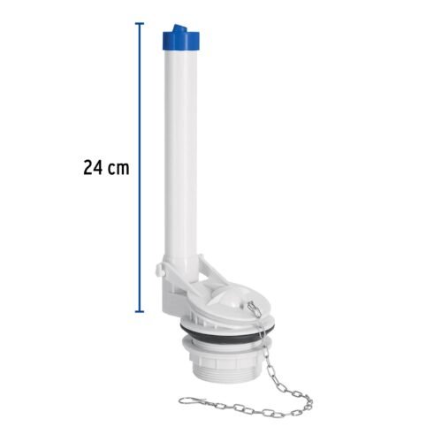 453062 45306 - Válvula de descarga 2" para WC de 2 pzas, cadena inox, Foset