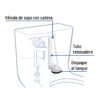 45307 - Válvula de descarga 2" para WC de 1 pza, cadena inox, Foset