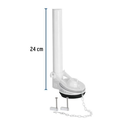 45307 - Válvula de descarga 2" para WC de 1 pza, cadena inox, Foset