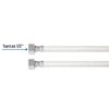 453162 45316 - Manguera lavabo/fregadero, vinilo blanco, 1/2" x 1/2", 100 cm