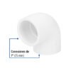 45413 - Codo 90° de PVC de 1", Foset