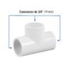 45421 - Tee sencilla de PVC 3/4", Foset
