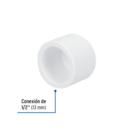45423 - Tapón de PVC 1/2", Foset