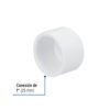 45425 - Tapón de PVC 1", Foset