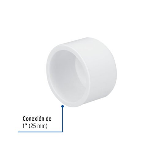 45425 - Tapón de PVC 1", Foset